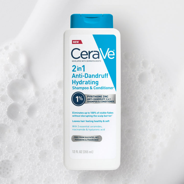 CeraVe 2-in-1 Anti-Dandruff Hydrating Shampoo and Conditioner
