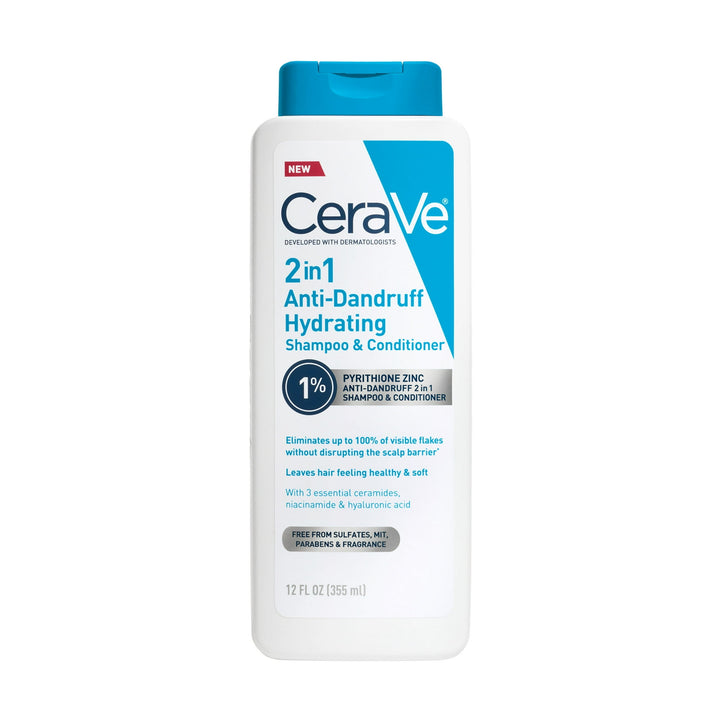 CeraVe 2-in-1 Anti-Dandruff Hydrating Shampoo and Conditioner