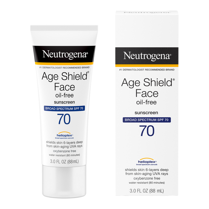 Neutrogena - Age Shield Face Oil-Free Oxybenzone-Free Sunscreen - SPF 70 - 88ml