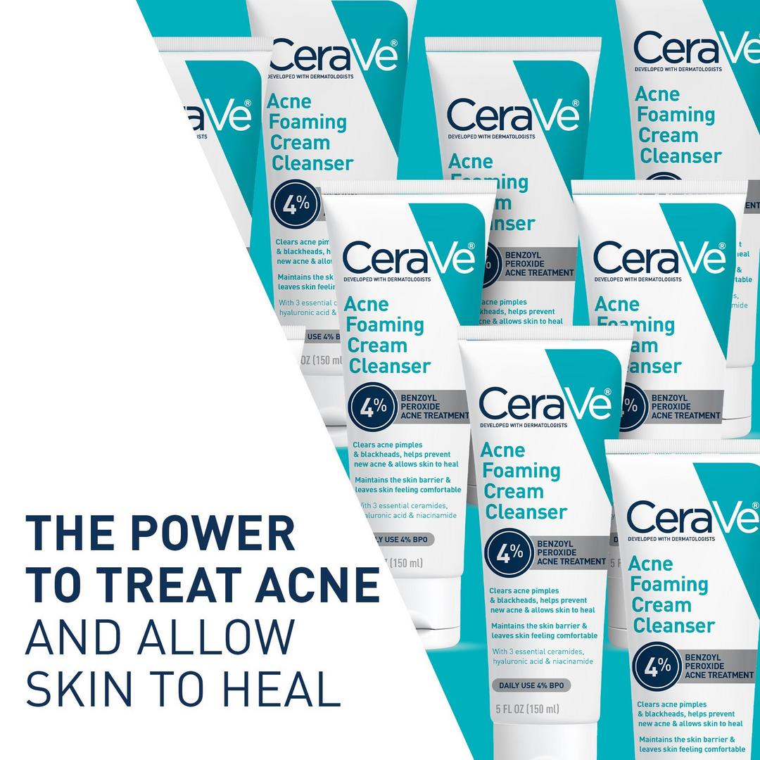 CeraVe Acne Foaming Cream Cleanser