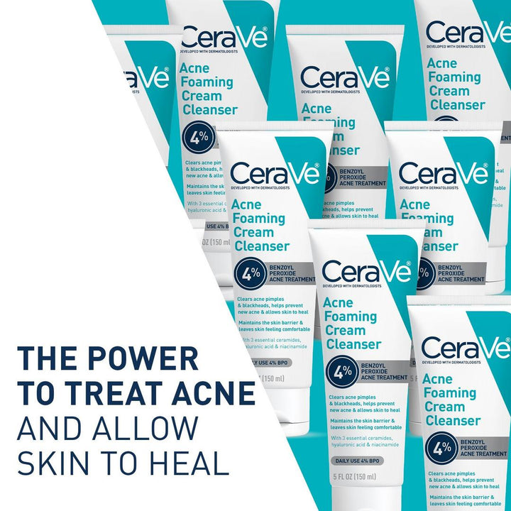 CeraVe Acne Foaming Cream Cleanser