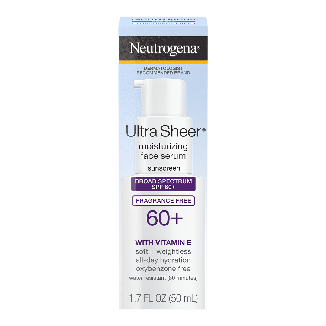 Neutrogena - Ultra Sheer Moisturizing Face Serum met Vitamine E & SPF 60 - 50ml