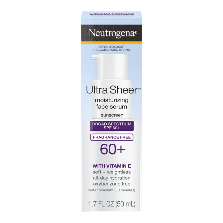 Neutrogena - Ultra Sheer Moisturizing Face Serum met Vitamine E & SPF 60 - 50ml