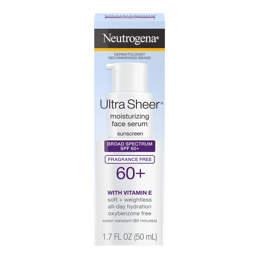 Neutrogena - Ultra Sheer Moisturizing Face Serum met Vitamine E & SPF 60 - 50ml