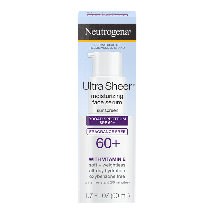Neutrogena - Ultra Sheer Moisturizing Face Serum met Vitamine E & SPF 60 - 50ml