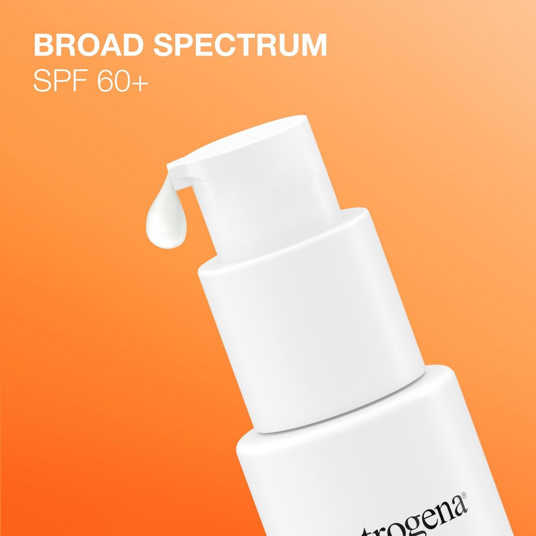 Neutrogena Clear Face Serum Zonnebrandcrème met Groene Thee, Breed Spectrum SPF 60+