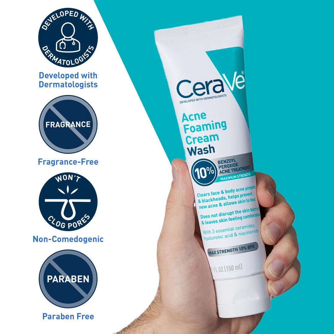 CeraVe Acne Foaming Cream Wash
