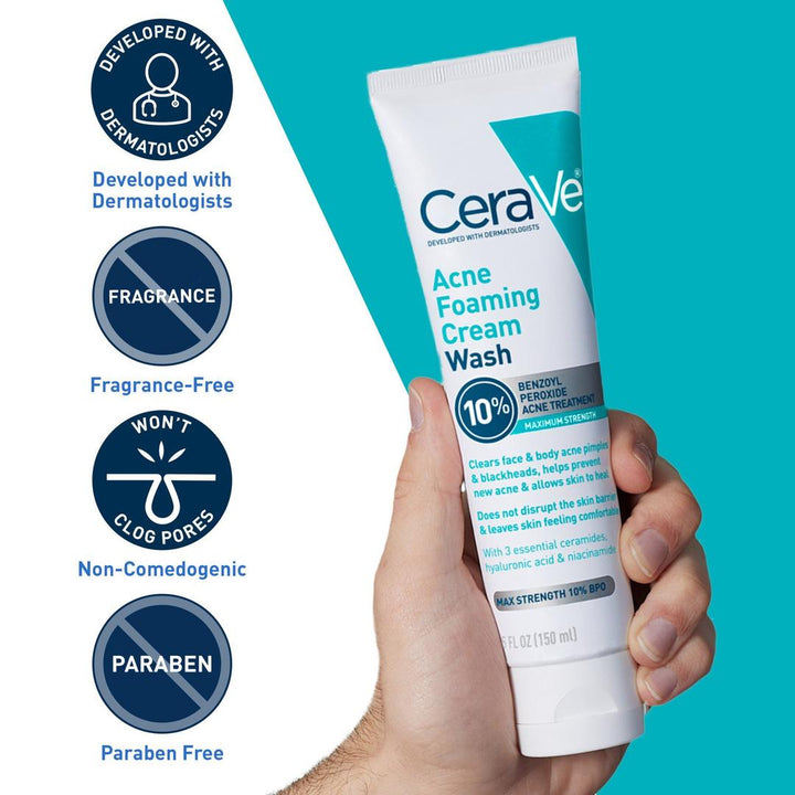CeraVe Acne Foaming Cream Wash
