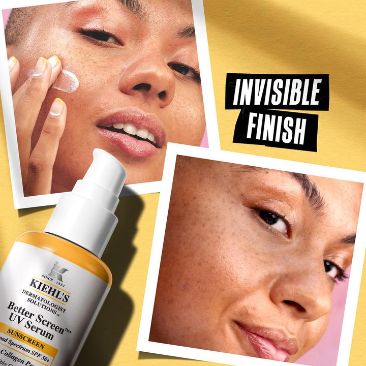 Kiehl's - Better Screen UV Serum SPF 50+ Collageenpeptide - Veroudering - Verbetert de huid - Uitstraling - 50 ml
