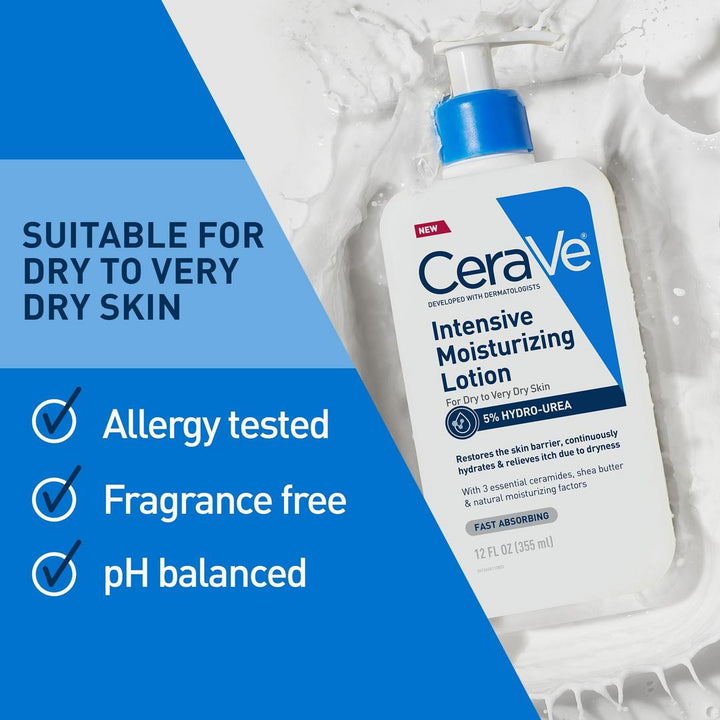 CeraVe - Intensive Moisturizing Body Lotion - for Dry Skin - 355ml