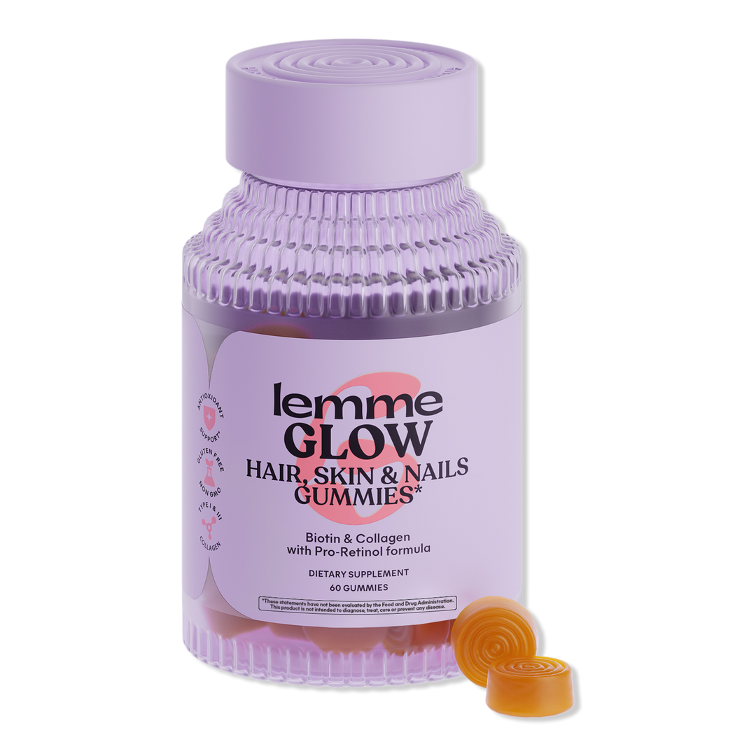 Lemme Glow Hair, Skin & Nails Gummies