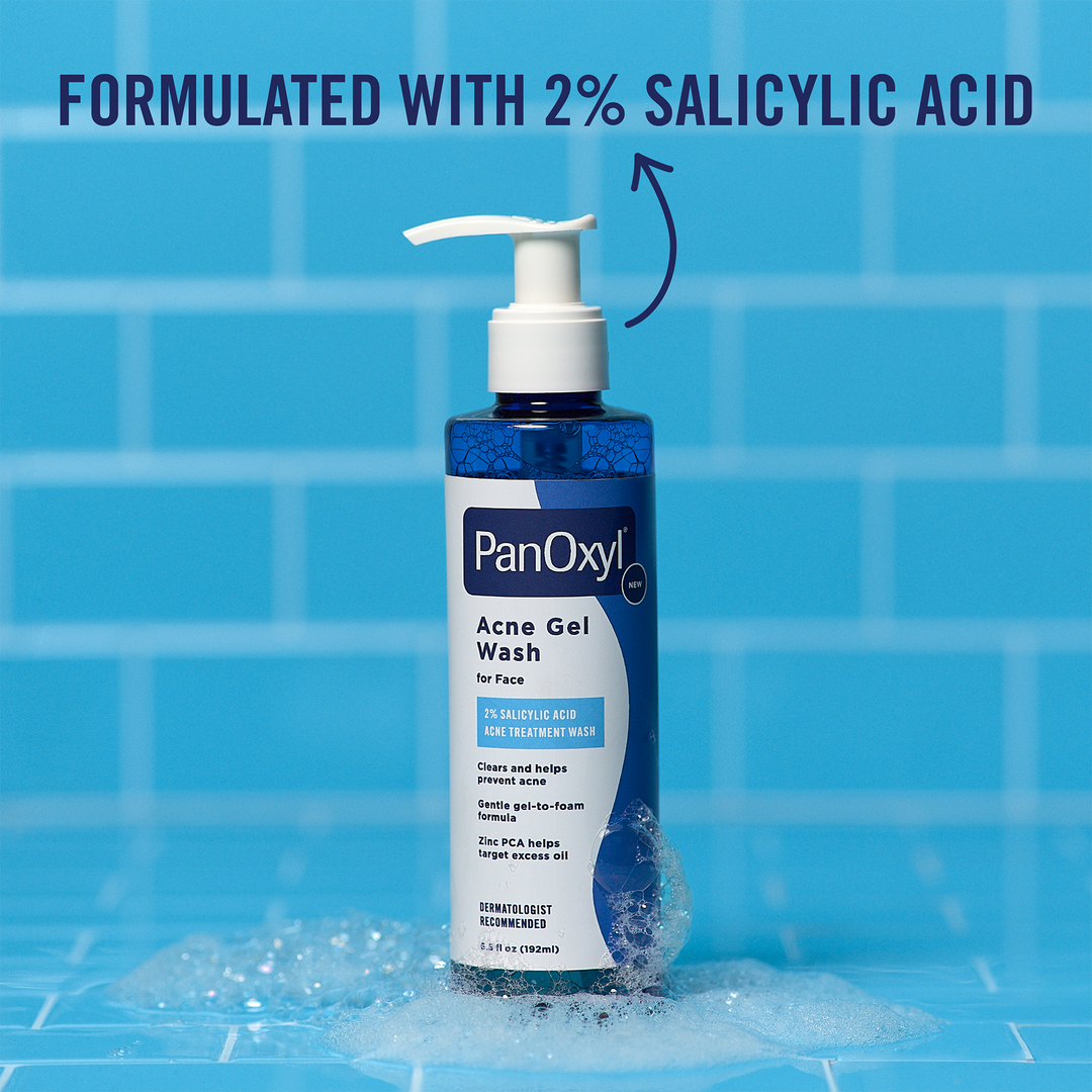 PanOxyl Acne Gel Wash for Face with Salicylic Acid