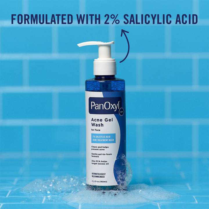 PanOxyl Acne Gel Wash for Face with Salicylic Acid