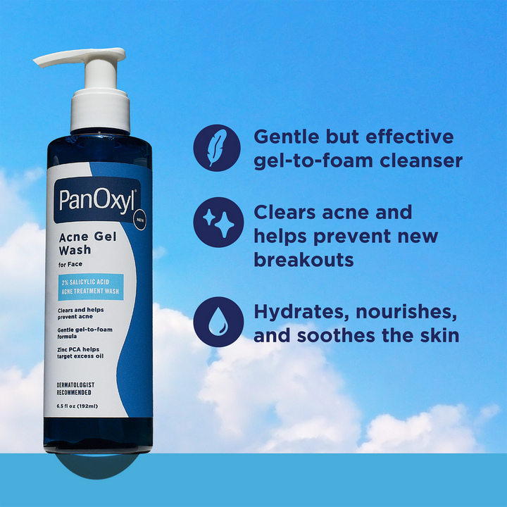 PanOxyl Acne Gel Wash for Face with Salicylic Acid