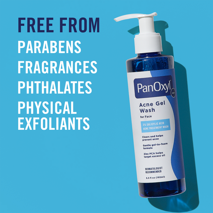 PanOxyl Acne Gel Wash for Face with Salicylic Acid