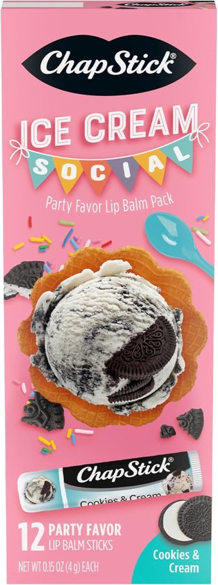ChapStick - Icream Social Cookies & Cream Partypakket