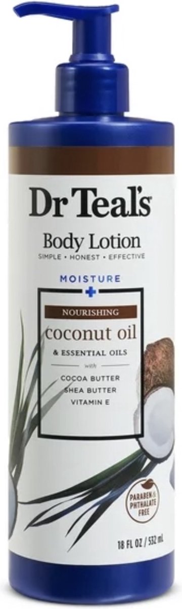 Dr Teal's Kokosolie Bodylotion Bodylotion 532 ml voor vrouwen