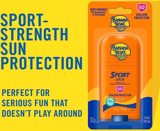 Banana Boat - SPF 50+ Sport Ultra Zonnebrand Stick - 42,5g