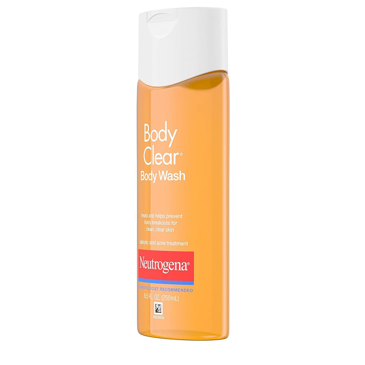 Neutrogena - Body Clear Oil-Free Body Acne Wash met salicylzuur - Verzorging voor een Heldere Huid - 250 ml