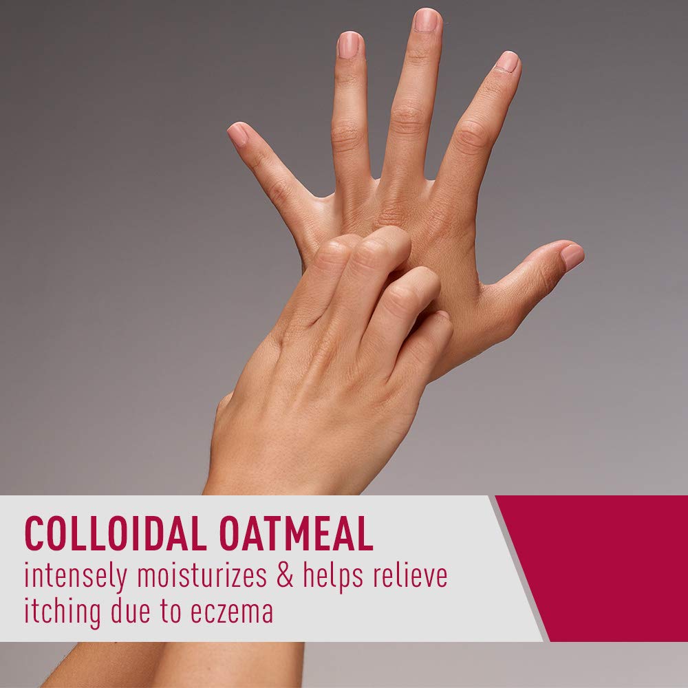 Huile corporelle crémeuse Cerave pour le soulagement de l'eczéma - Crème anti-démangeaisons pour l'eczéma - 236 ml