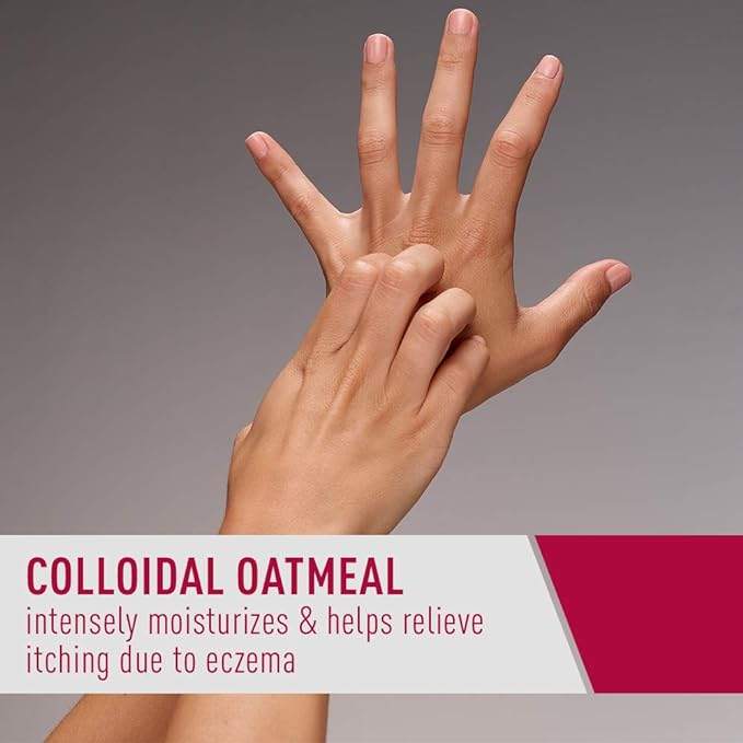 Huile corporelle crémeuse Cerave pour le soulagement de l'eczéma - Crème anti-démangeaisons pour l'eczéma - 236 ml