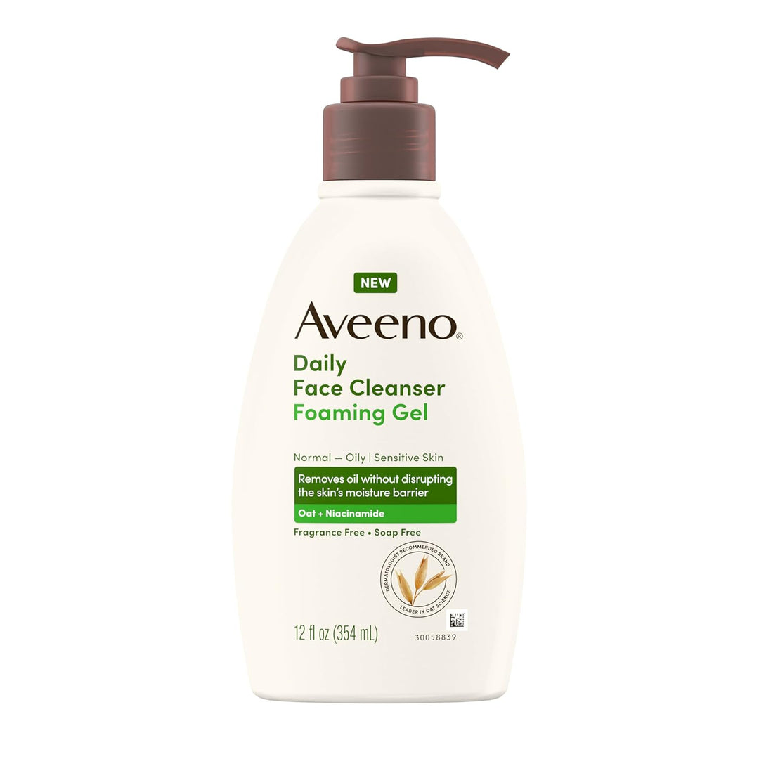 Aveeno Daily Foaming Gel Facial Cleanser