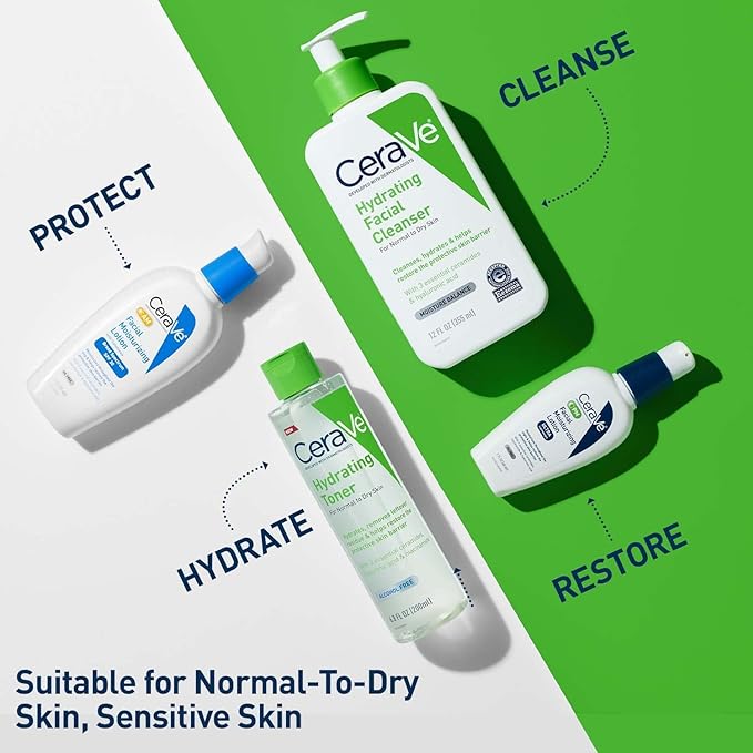 CeraVe Hydrating Facial Toner for Sensitive & Dry Skin