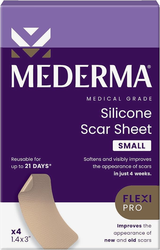 Mederma Grade Silicone Scar Sheets - The Appearance of Old and New Scars