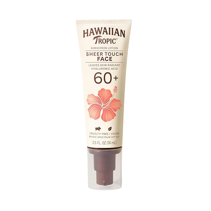Hawaiian Tropic Sheer Touch Face Sunscreen Lotion SPF 60