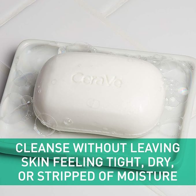 CeraVe Foaming Cleansing Bar Kaolin Clay