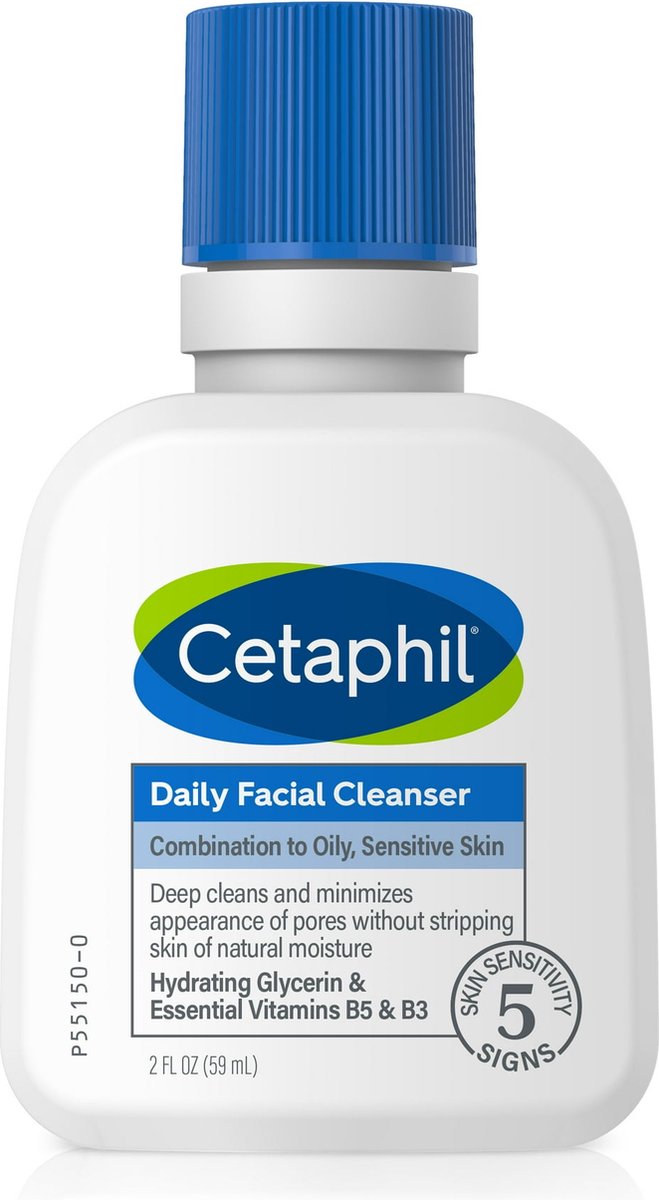 Cetaphil - Milde Schuimende Dagelijkse Gezichtsreiniger voor Gevoelige Huid - 59 ml
