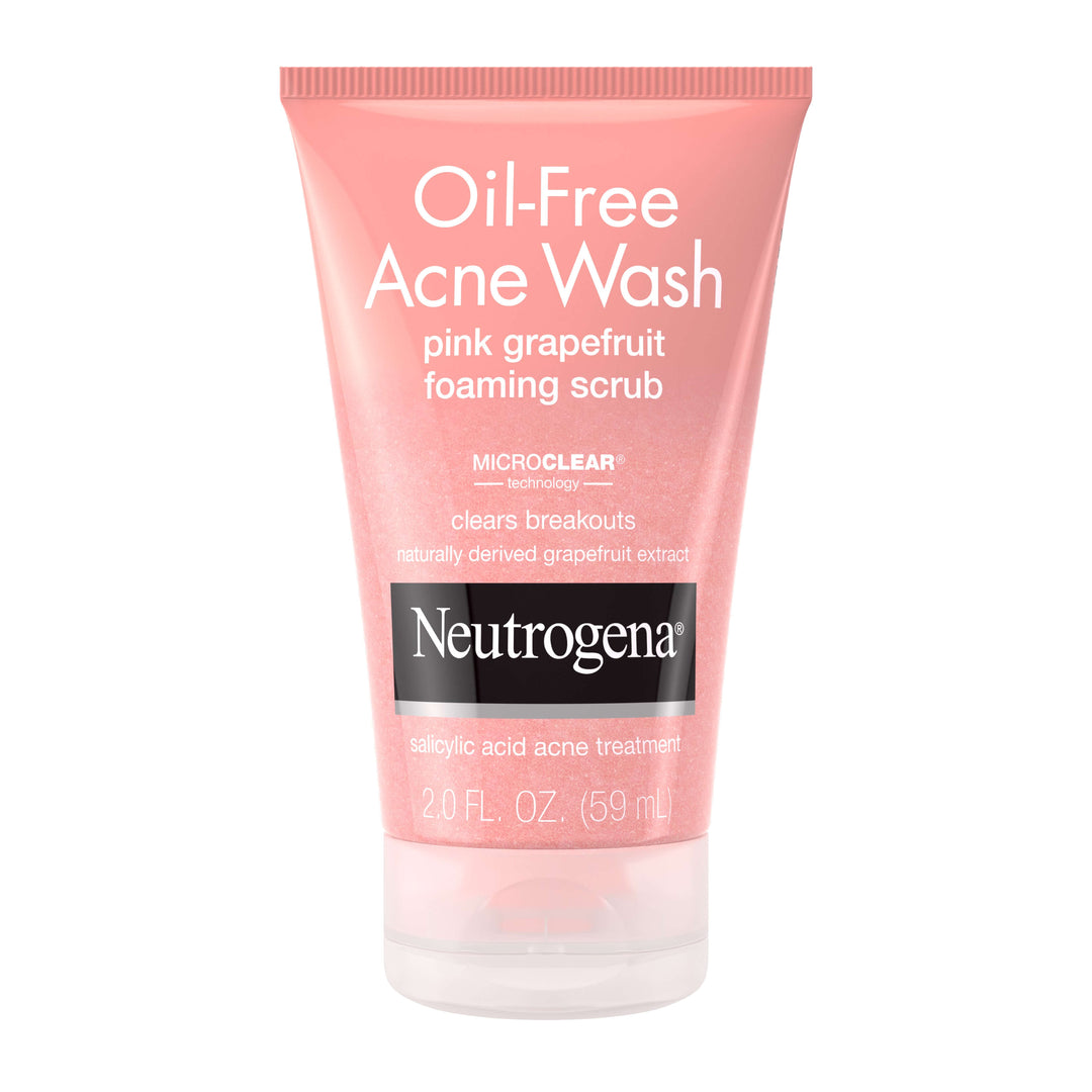 Neutrogena - Gommage moussant sans huile anti-acné au pamplemousse rose - 59 ml