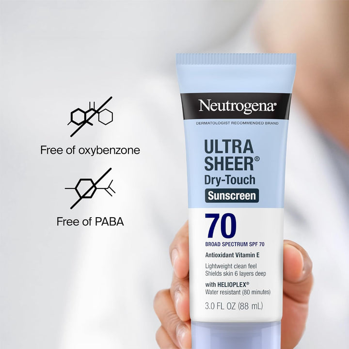 Neutrogena - Ultra Sheer - Dry-Touch - Zonnebrandcrème - SPF 70 - 88ml