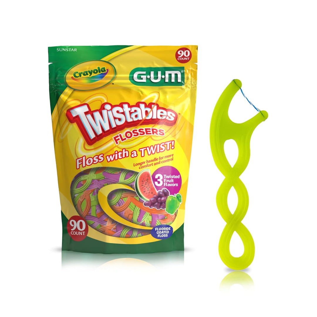 GUM Crayola Kids Twistables Flossers