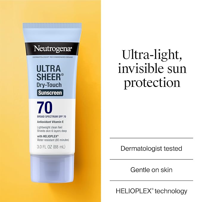 Neutrogena - Ultra Sheer - Dry-Touch - Zonnebrandcrème - SPF 70 - 88ml