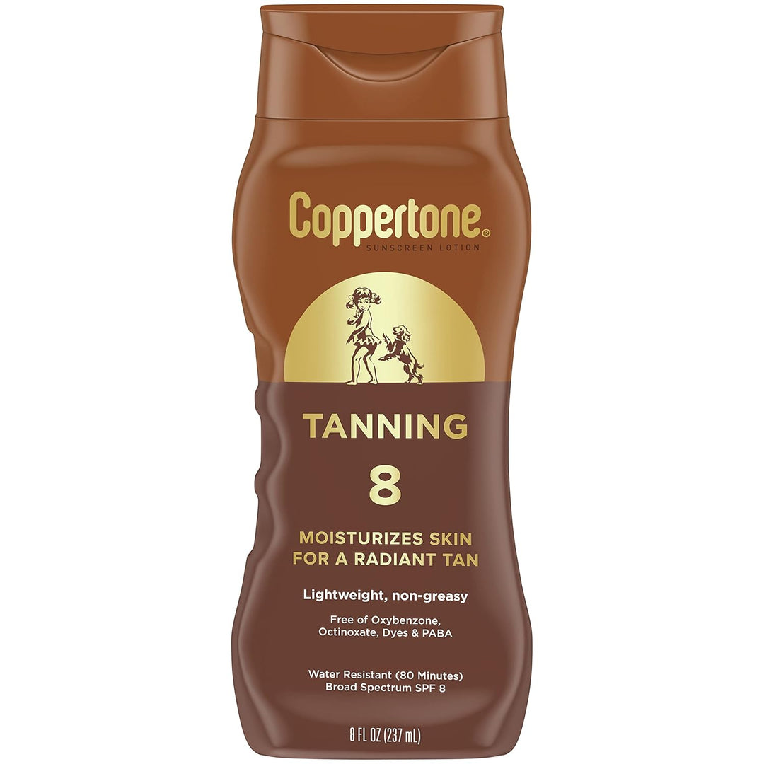 Coppertone Sunscreen Tanning Lotion SPF 8