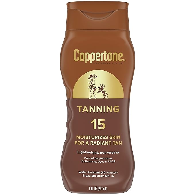 Coppertone Tanning Sunscreen Lotion SPF 15