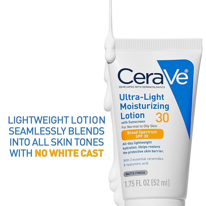 CeraVe - Ultra-Light Moisturizing Lotion With SPF 30 - 52ml