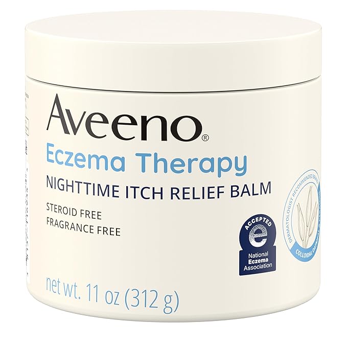 Aveeno Eczema Therapy Nighttime Itch Relief Balm with Colloidal Oatmeal