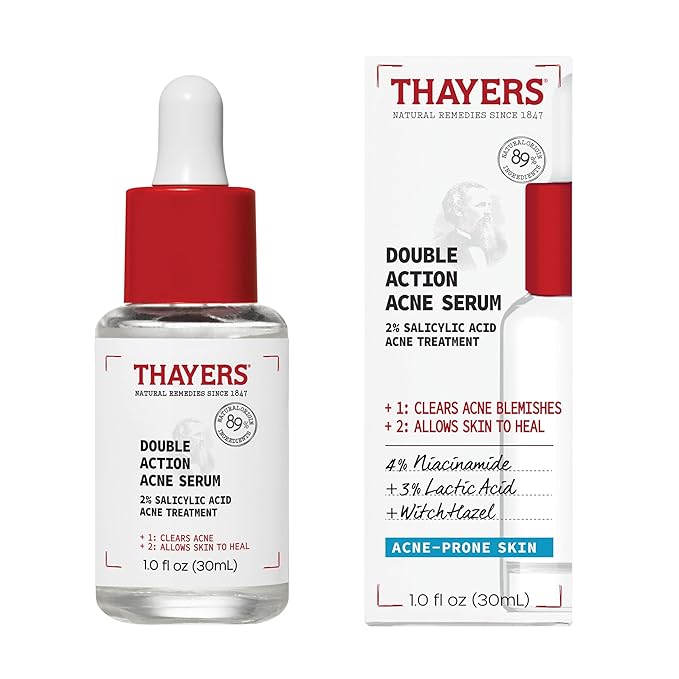Thayers - Double Action Acne Serum with 2% Salicylic Acid and Niacinamide - 30ml
