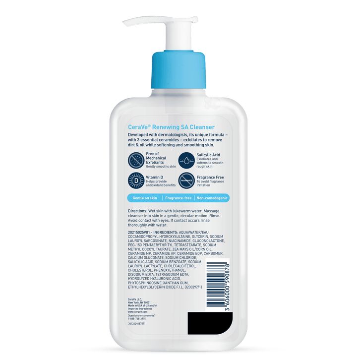 CeraVe - Nettoyant rénovateur SA - 355 ml