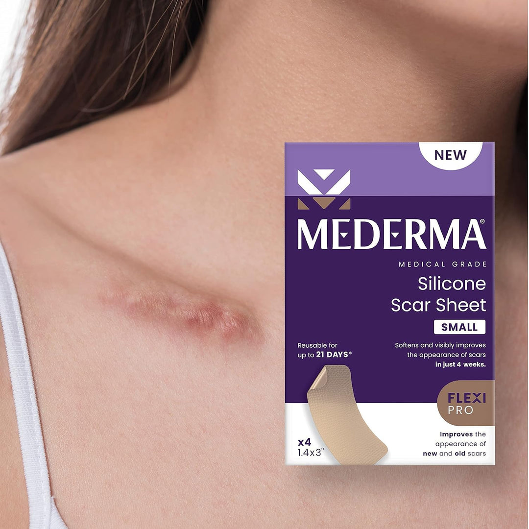 Mederma Grade Silicone Scar Sheets - The Appearance of Old and New Scars