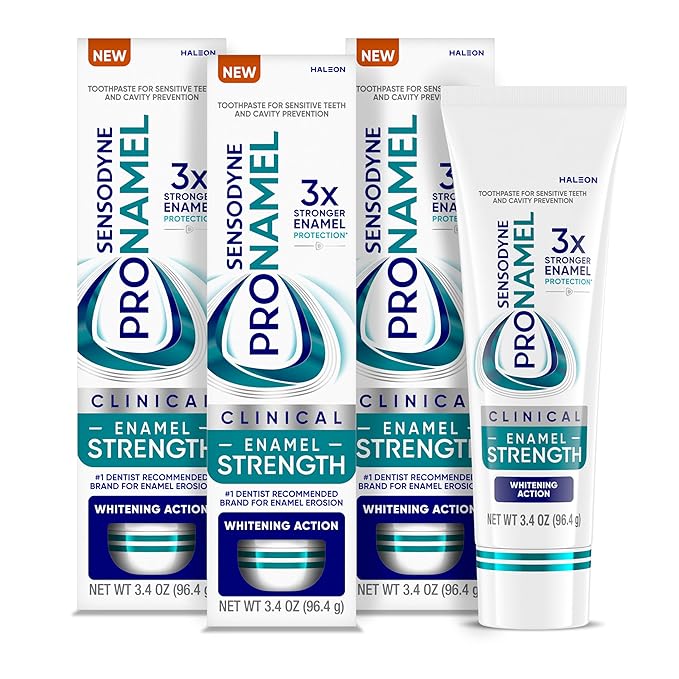 Sensodyne - Pronamel Clinical Enamel Strengthening Toothpaste, Whitening Action - 4x 96g