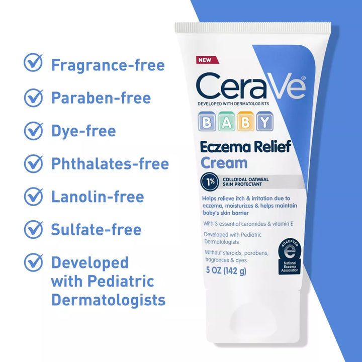 CeraVe - Crème anti-eczéma pour bébé - 142 g