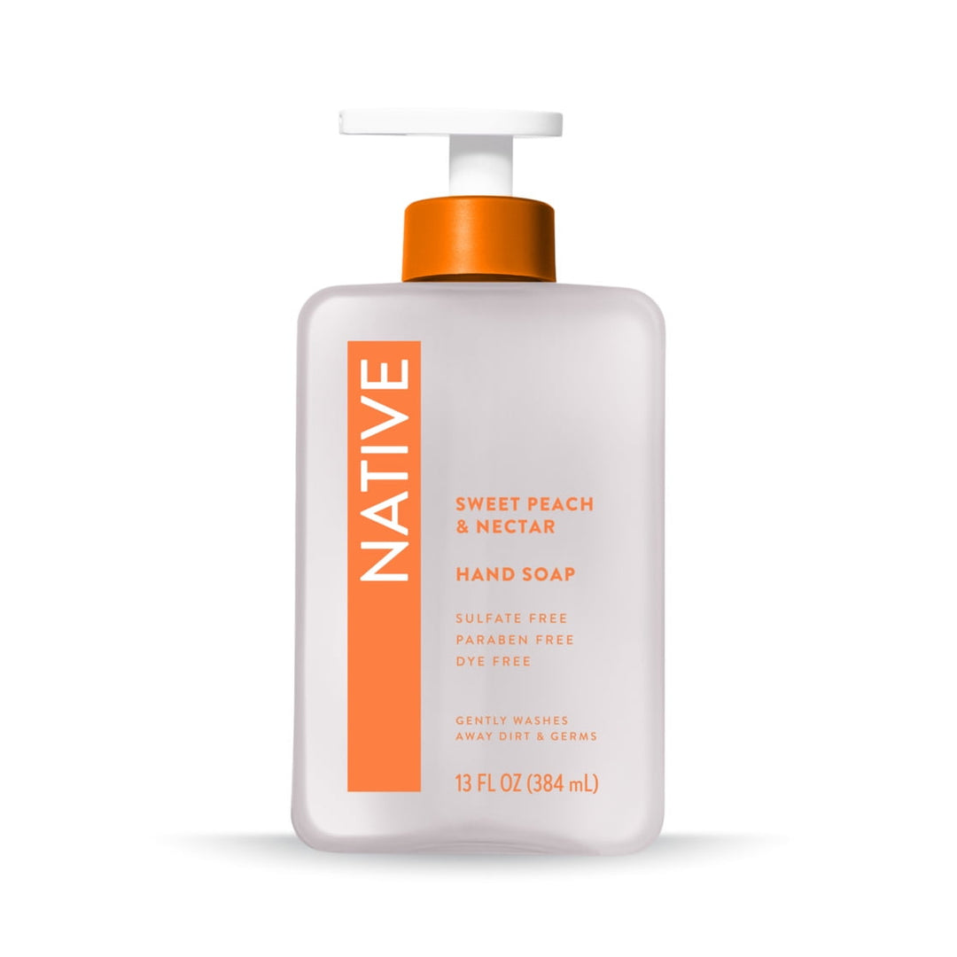 Native Sweet Peach & Nectar Liquid Hand Soap