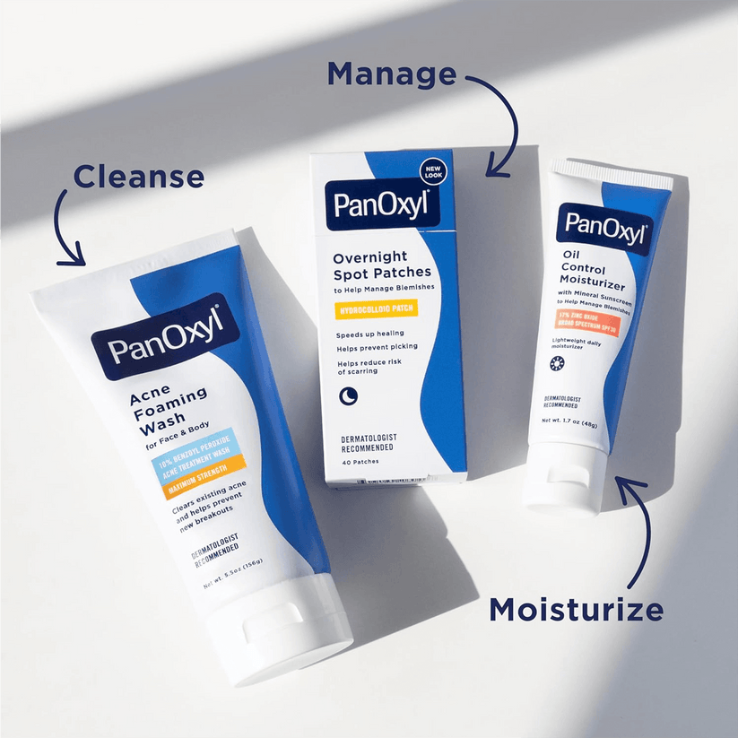 PanOxyl Acne Foaming Wash with 10% Benzoyl Peroxide