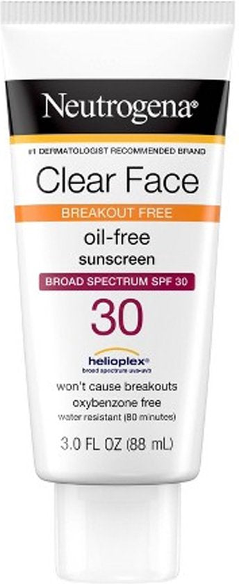 Neutrogena - Lotion solaire liquide Clear Face SPF 30 - 88 ml