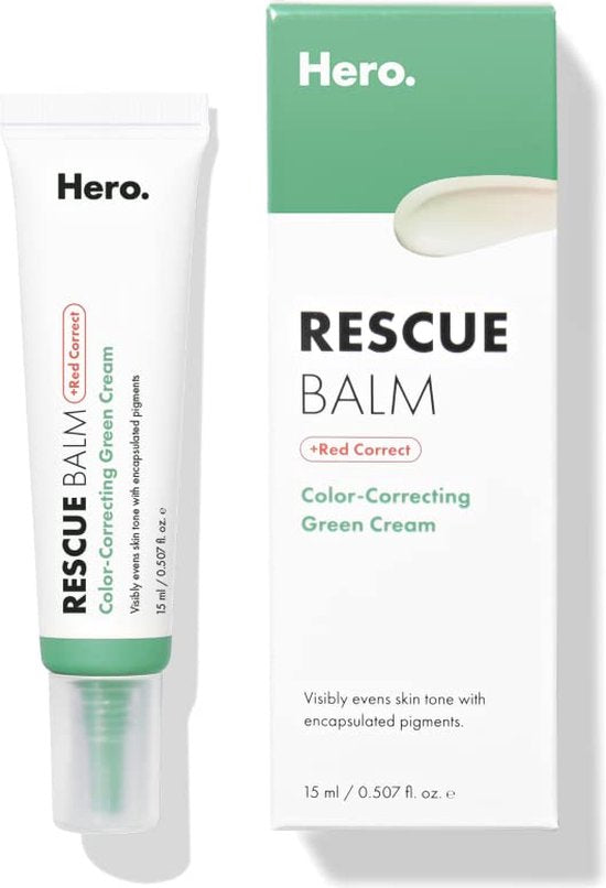Hero Cosmetics - Rescue Balm + Red Correct Blemish Cream 15ml