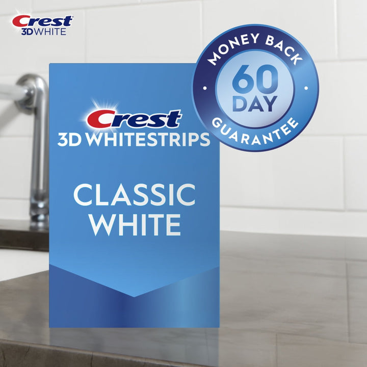 Crest 3DWhitestrips Classic White at-Home Teeth Whitening Kit