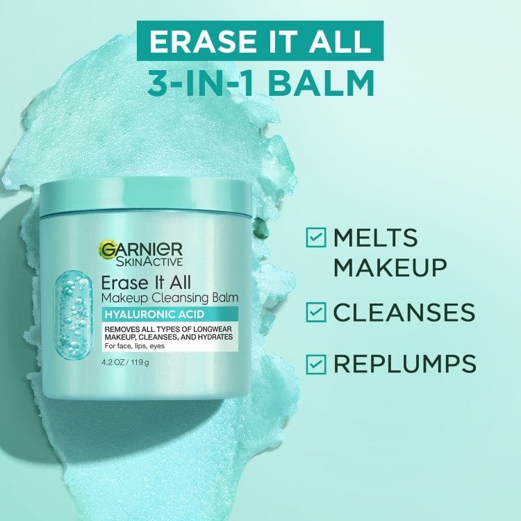 Garnier Erase It All Makeup Cleansing Balm with Hyaluronic Acid